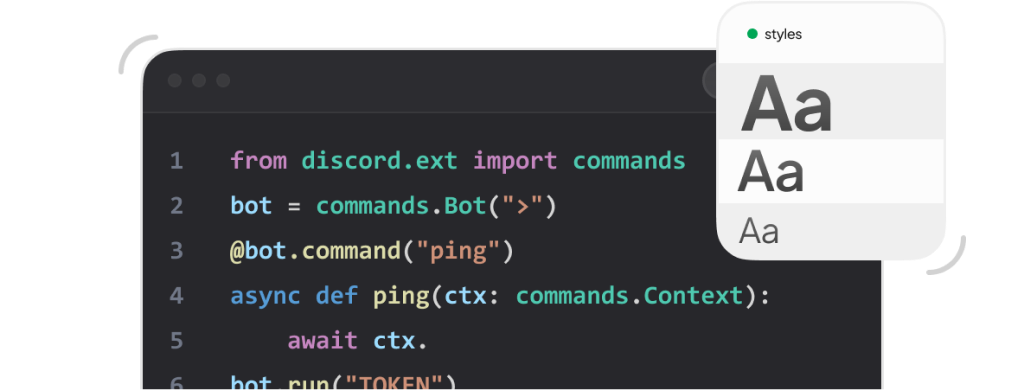 Custom software preview